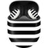 White and Black Stripes Google Pixel Buds Skin